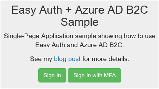 Starting page when unauthenticated