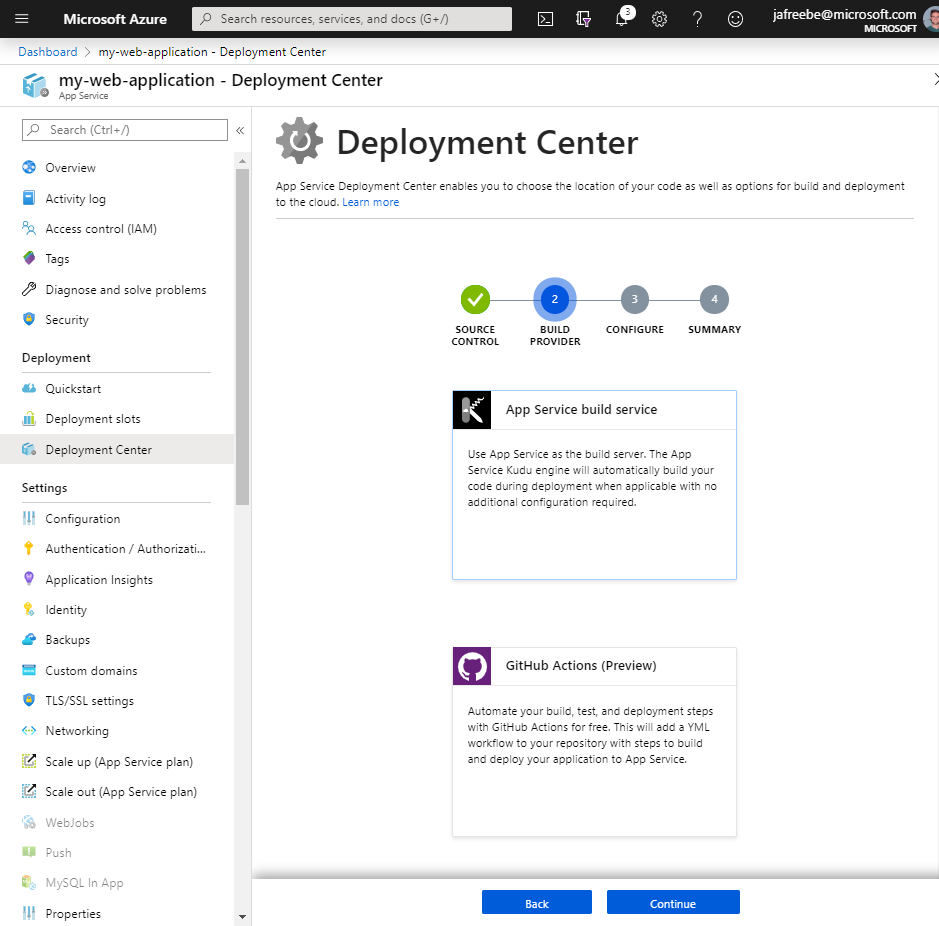 Select GitHub Actions