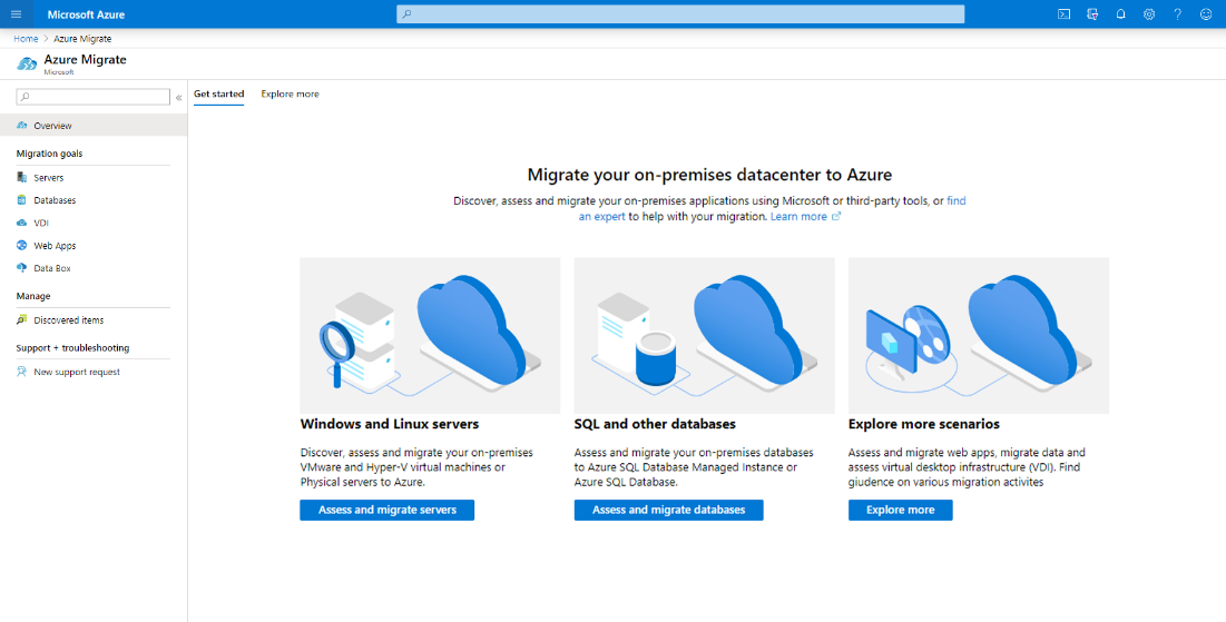 Azure Migration Hub